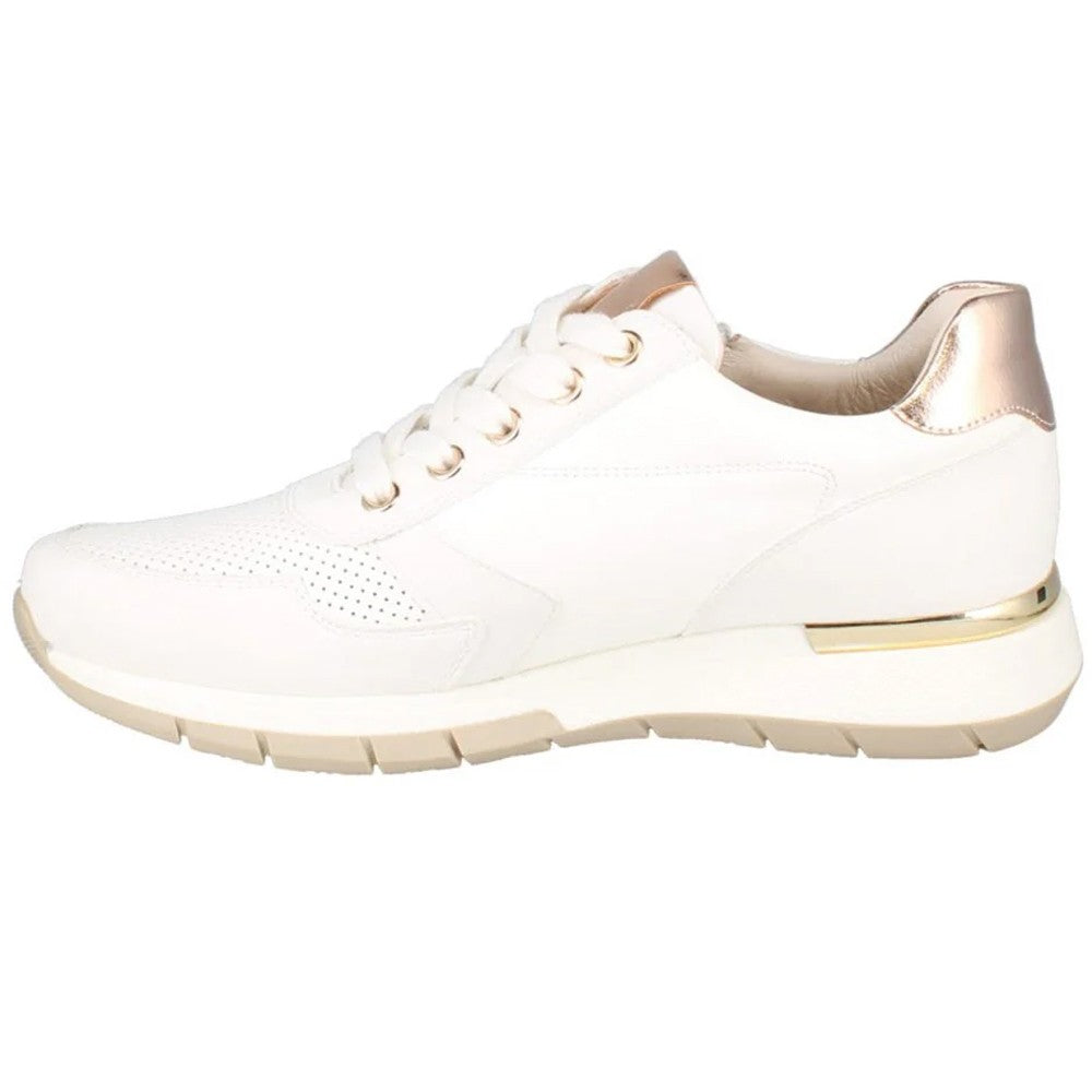 White-Multicoloured - Pack Shot - Josef Seibel Womens-Ladies Emilia 01 Leather Trainers