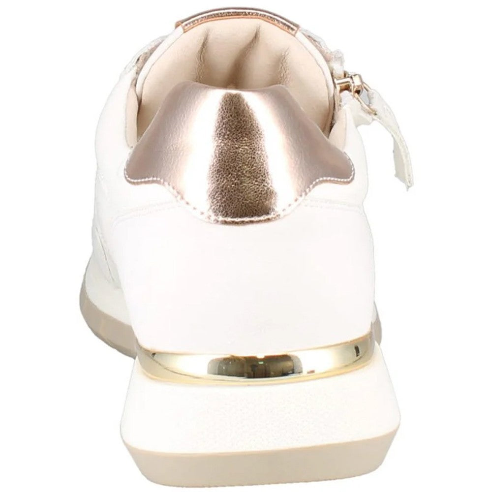 White-Multicoloured - Back - Josef Seibel Womens-Ladies Emilia 01 Leather Trainers