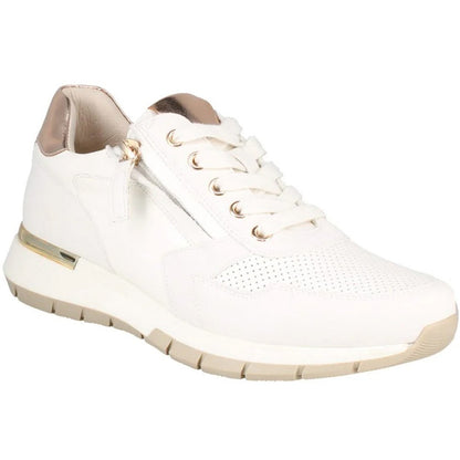 White-Multicoloured - Front - Josef Seibel Womens-Ladies Emilia 01 Leather Trainers