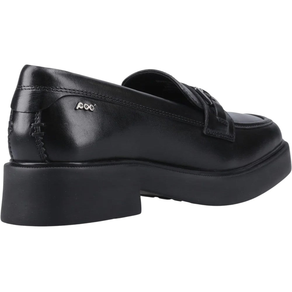 Black - Back - POD Womens-Ladies Maple Loafers