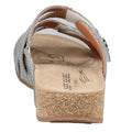 Metallic-Crystal - Back - Josef Seibel Womens-Ladies Tonga 82 Leather Mule Sandals