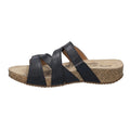 Black - Lifestyle - Josef Seibel Womens-Ladies Tonga 82 Leather Mule Sandals