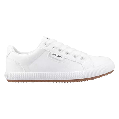 White - Side - Rocket Dog Womens-Ladies Cheery Trainers