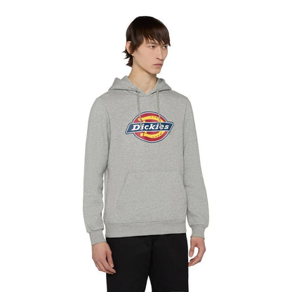 Grey Melange - Side - Dickies Workwear Unisex Adult Icon Logo Hoodie