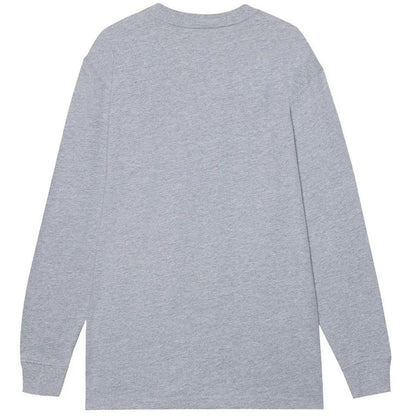 Heather Grey - Back - Dickies Workwear Mens Pocket Long-Sleeved T-Shirt
