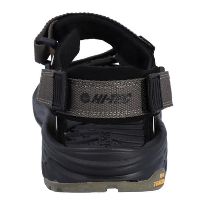 Desert-Black - Back - Hi-Tec Mens Ula Raft Sandals