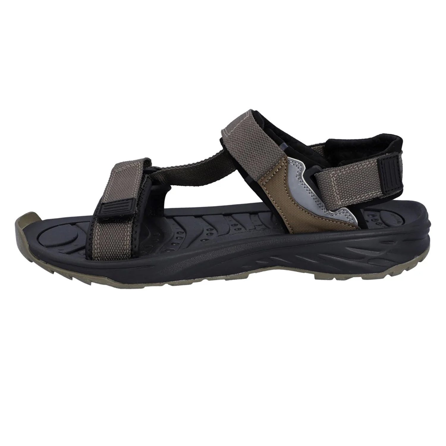 Desert-Black - Side - Hi-Tec Mens Ula Raft Sandals