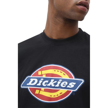 Black - Side - Dickies Workwear Mens Icon Logo Short-Sleeved T-Shirt