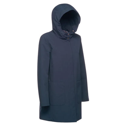 Sky Captain - Side - Geox Womens-Ladies Floretia Longline Parka