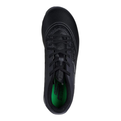 Black-Silver - Lifestyle - Skechers Childrens-Kids Razor 1.5 Firm Ground Football Boots