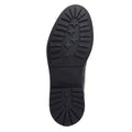 Black - Pack Shot - Base London Mens Dime Leather Derby Shoes
