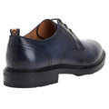 Navy - Back - Base London Mens Dime Leather Derby Shoes