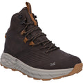 Steel-Charcoal-Bright Marigold - Front - Hi-Tec Mens Fuse Trek Mid Boots