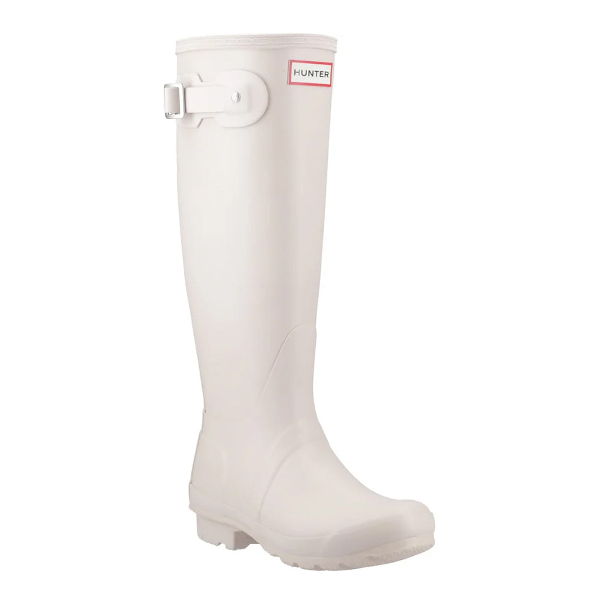White - Front - Hunter Womens-Ladies Original Tall Wellington Boots