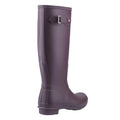 Black-Grape - Back - Hunter Womens-Ladies Original Tall Wellington Boots
