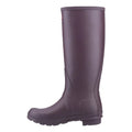Black-Grape - Side - Hunter Womens-Ladies Original Tall Wellington Boots