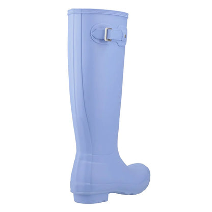 Sea Blue - Back - Hunter Womens-Ladies Original Tall Wellington Boots