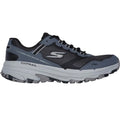 Black-Grey - Side - Skechers Mens Go Run Trail Altitude 2.0 Marble Rock 3.0 Leather Walking Shoes