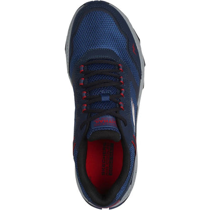 Navy-Red - Pack Shot - Skechers Mens Go Run Trail Altitude 2.0 Marble Rock 3.0 Leather Walking Shoes