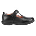 Black - Side - Geox Girls Naimara Leather Ballerina Flats