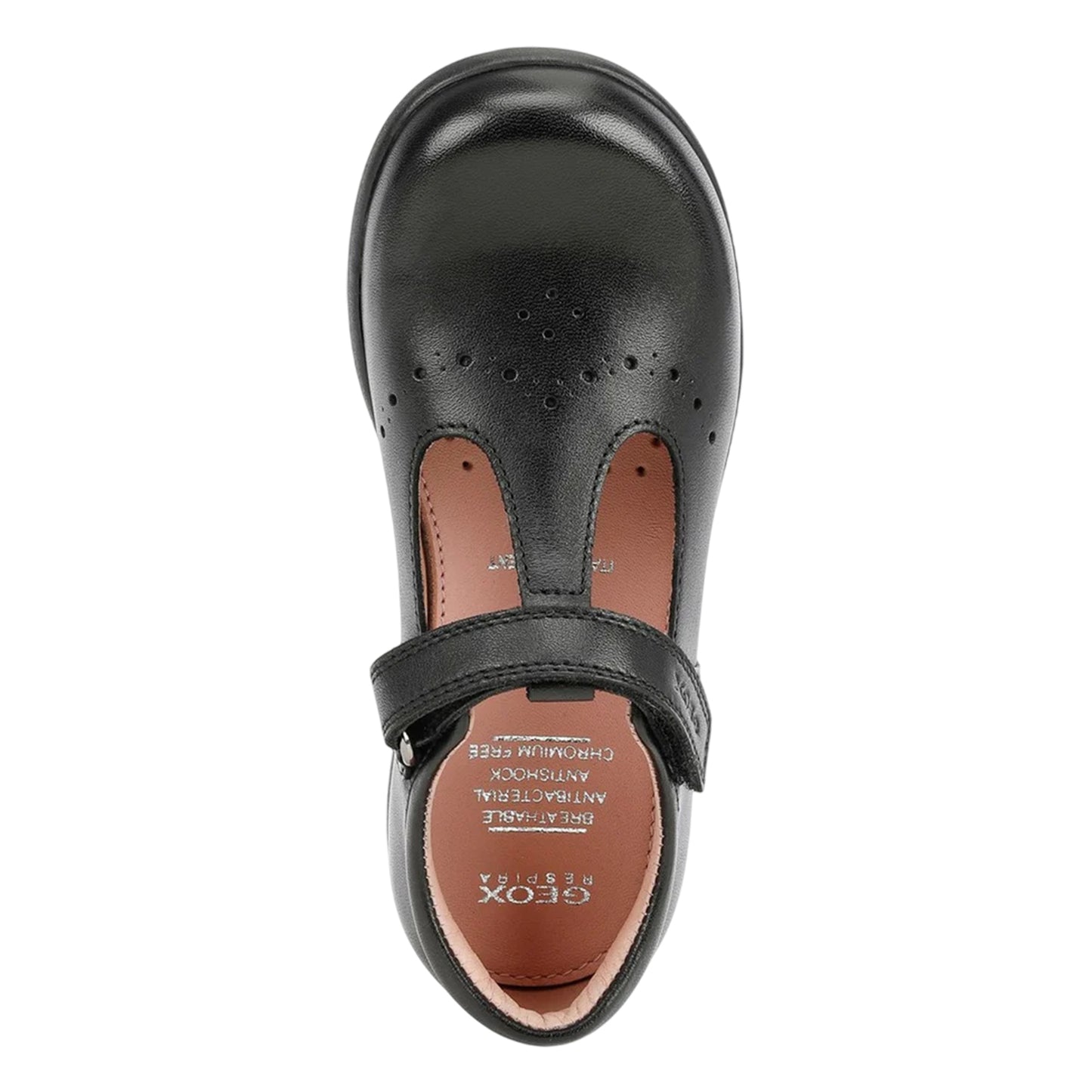 Black - Lifestyle - Geox Girls Naimara Leather Ballerina Flats