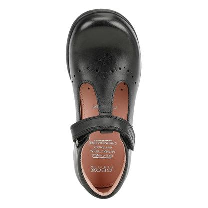 Black - Lifestyle - Geox Girls Naimara Leather Ballerina Flats