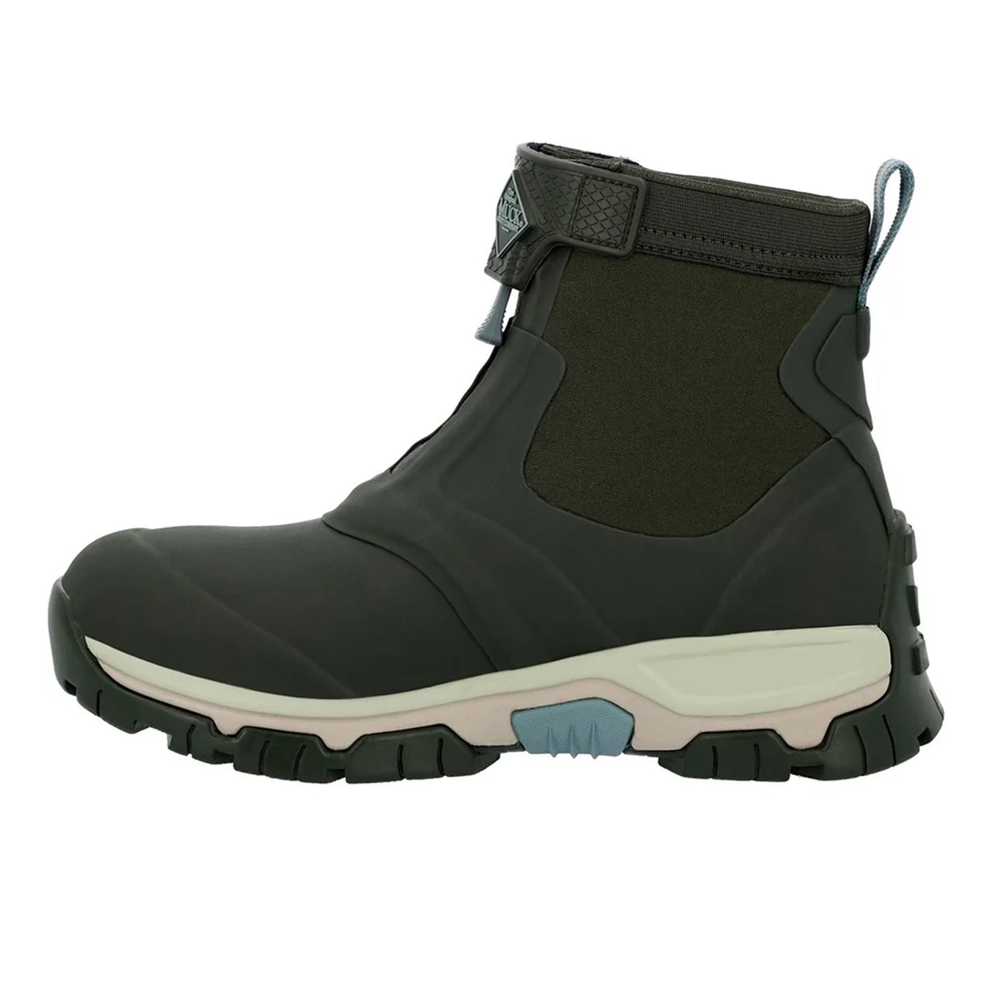 Moss - Side - Muck Boots Womens-Ladies Apex Mid Cut Wellington Boots