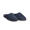 Navy - Back - Mirak Buck Mule Mens Slippers - Classic Slipper