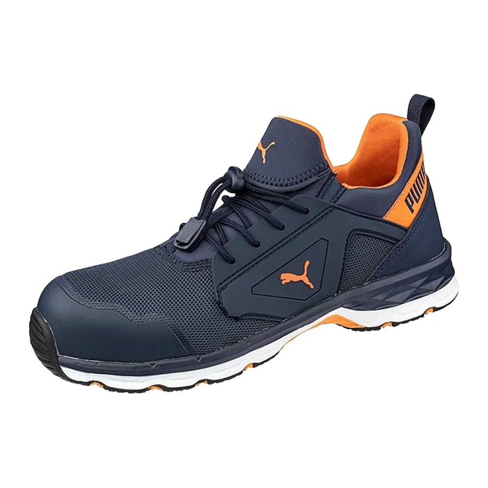 Blue-Orange - Front - Puma Safety Mens Chase Safety Shoes