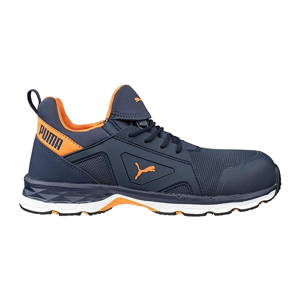 Blue-Orange - Side - Puma Safety Mens Chase Safety Shoes