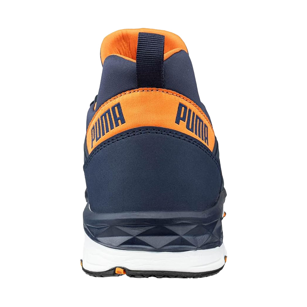 Blue-Orange - Close up - Puma Safety Mens Chase Safety Shoes
