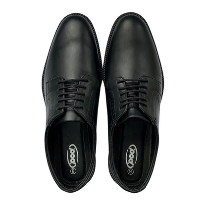 Black - Lifestyle - POD Mens Malone Leather Derby Shoes