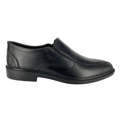 Black - Side - POD Mens Mendes Leather Oxford Shoes