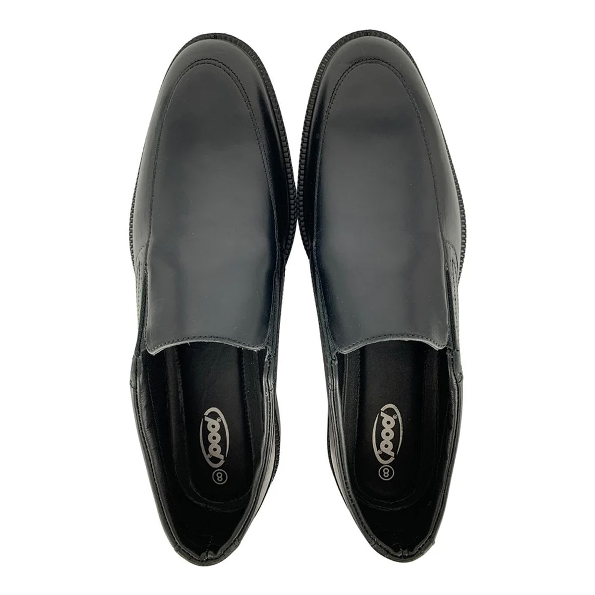 Black - Lifestyle - POD Mens Mendes Leather Oxford Shoes