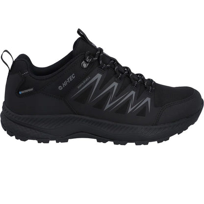 Black-Dark Grey - Lifestyle - Hi-Tec Mens Stealth Trail Low Trainers