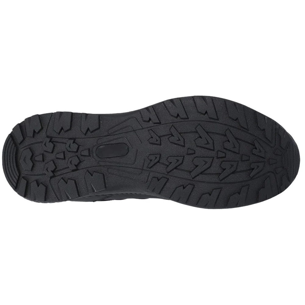 Black-Dark Grey - Side - Hi-Tec Mens Stealth Trail Low Trainers