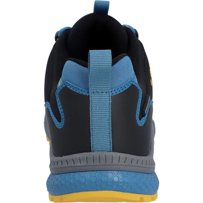 Blue-Black-Yellow - Back - Hi-Tec Mens Stealth Trail Low Trainers