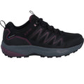 Black-Purple - Lifestyle - Hi-Tec Womens-Ladies Stealth Trail Low Trainers