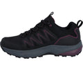 Black-Purple - Pack Shot - Hi-Tec Womens-Ladies Stealth Trail Low Trainers