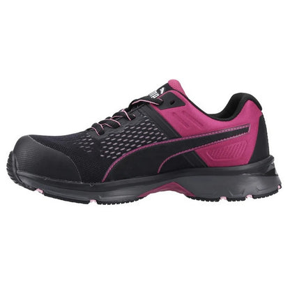 Black-Red - Lifestyle - Puma Safety Womens-Ladies Define Safety Shoes