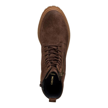 Dark Brown - Pack Shot - Geox Womens-Ladies D Iridea F Ankle Boots