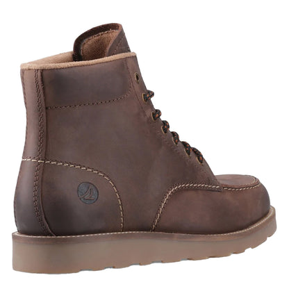Brown - Back - Sperry Mens Boston Leather Boots