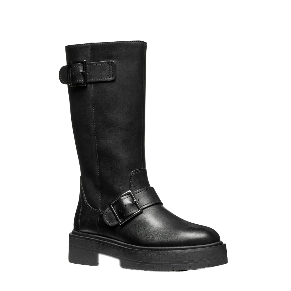 Black - Front - Geox Womens-Ladies D Spherica Ec7 Leather Boots