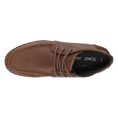Brown - Lifestyle - Toms Mens Leather Chukka Boots