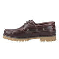 Brown - Side - Cotswold Mens Inglecote Leather Boat Shoes