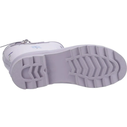 Lilac - Side - Cotswold Womens-Ladies Wildflower Wellington Boots