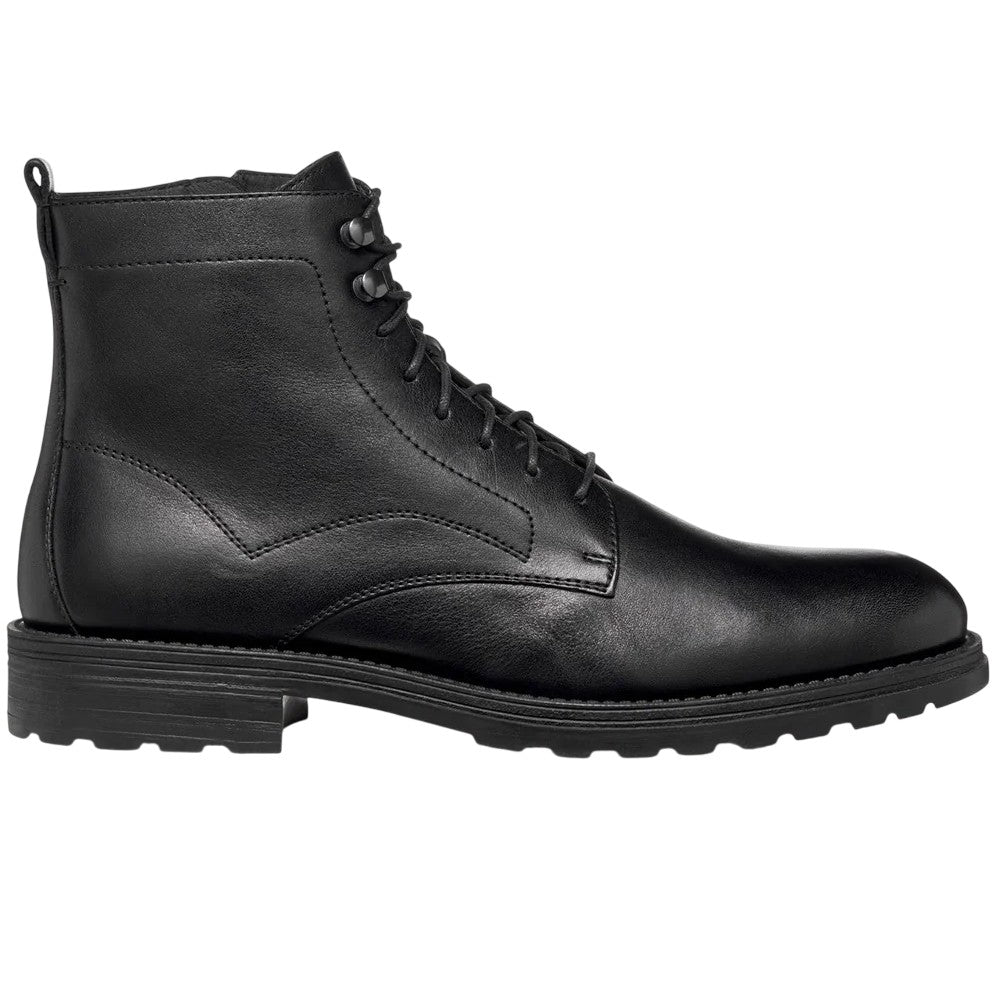 Black - Lifestyle - Geox Mens U Redclif Leather Ankle Boots