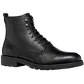 Black - Front - Geox Mens U Redclif Leather Ankle Boots