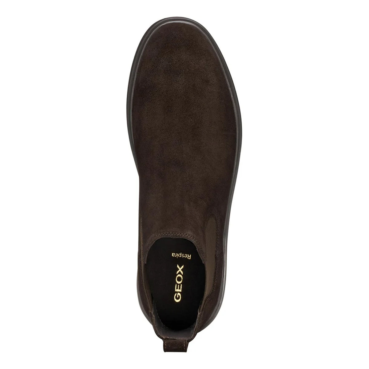 Dark Brown - Lifestyle - Geox Mens U Massimiano B Suede Chelsea Boots