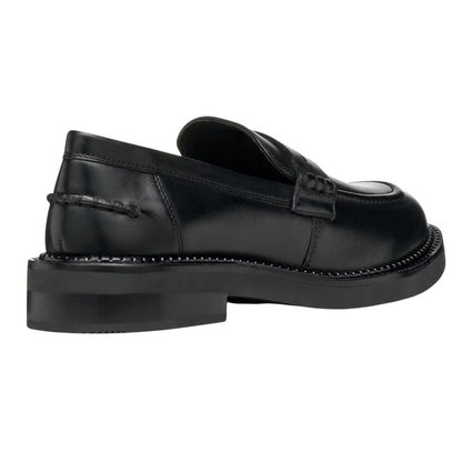 Black - Back - Geox Womens-Ladies D Serilda E Leather Loafers